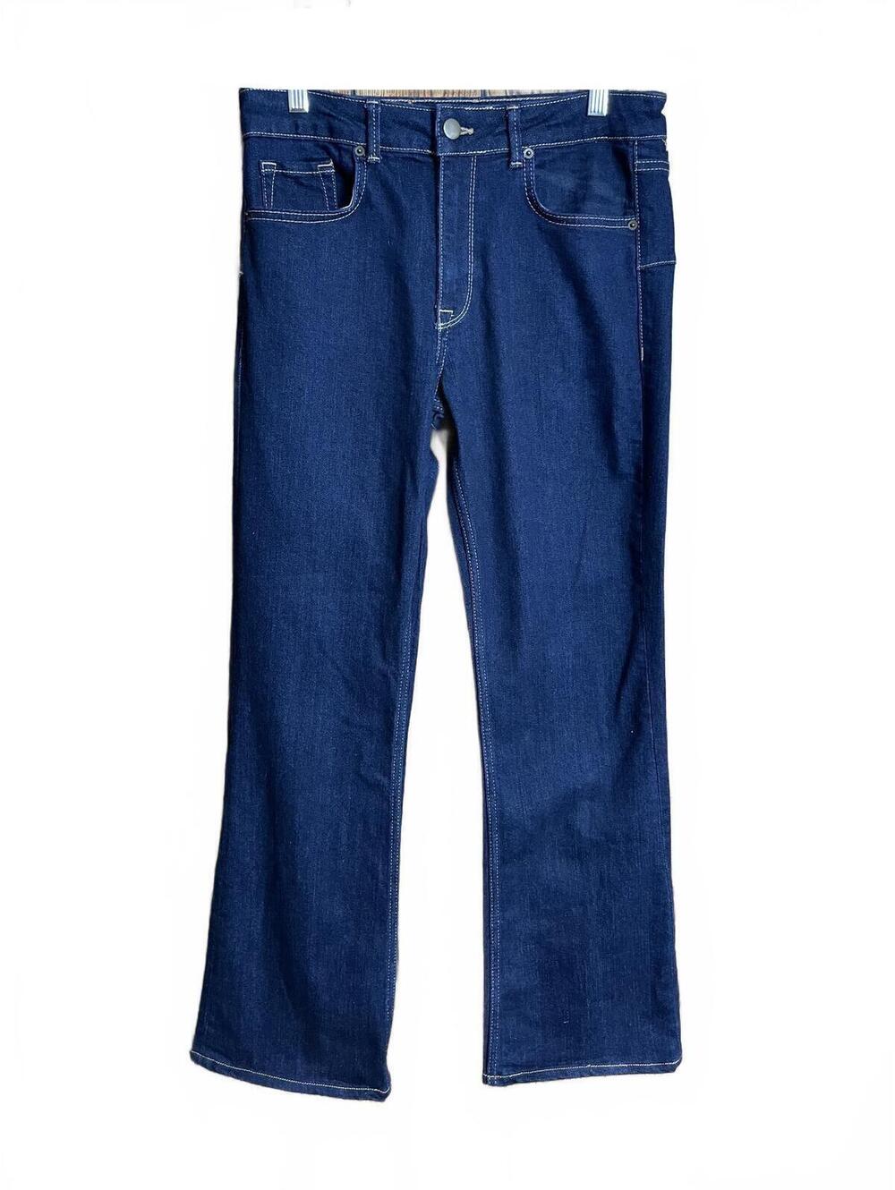 Zara dark wash bootcut denim jeans size 8